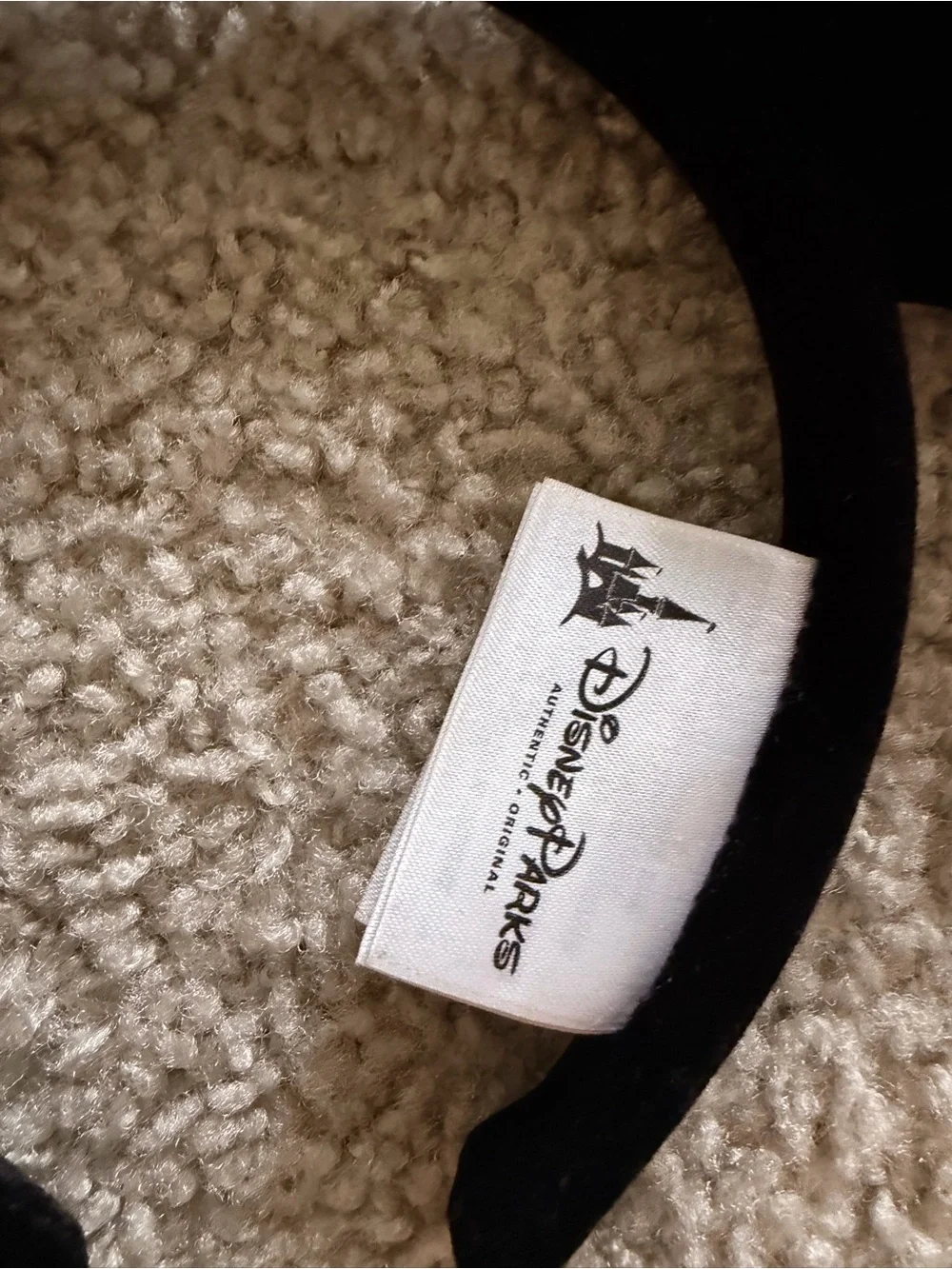 Disney Black Velvet Mickey Mouse Ear Headband
